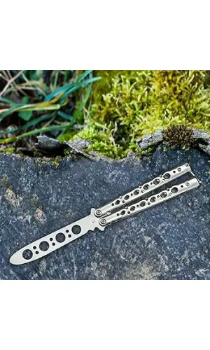 AlsepeteAvm Metalik Kelebek Bıçak – Ayna Etkisi