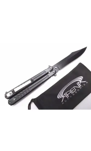 AlsepeteAvm Kare Desenli Kelebek Bıçak – Geometrik