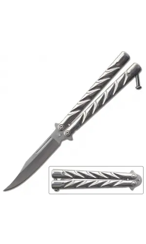 AlsepeteAvm Profesyonel Balisong Kelebek Bıçak – 21 cm
