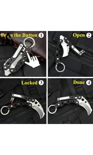 Kelebek Bıçak + Deri Kılıf – Hediye Seti – 2025