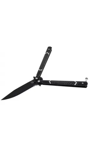 Köpek Dişi Desenli Kelebek Bıçak – Vahşi Stil – Viral