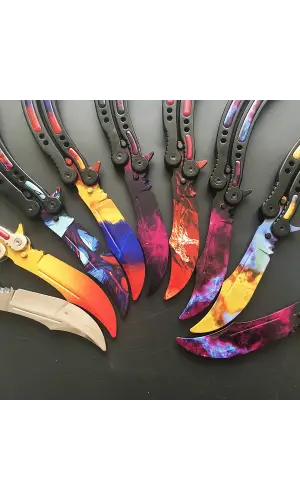 Metalik Kelebek Bıçak – Ayna Etkisi – En Çok Aranan