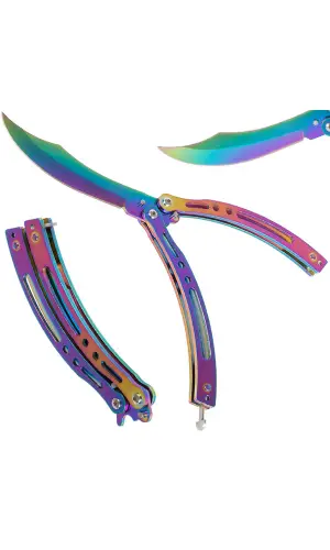 Arkadaşa Kelebek Bıçak – Özel Mesajlı – 2025