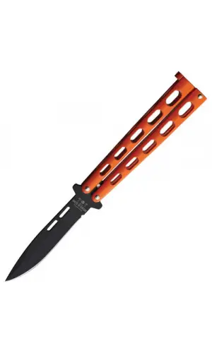 Kuru Kafa Desenli Kelebek Bıçak – 2025 Koleksiyon Favorisi