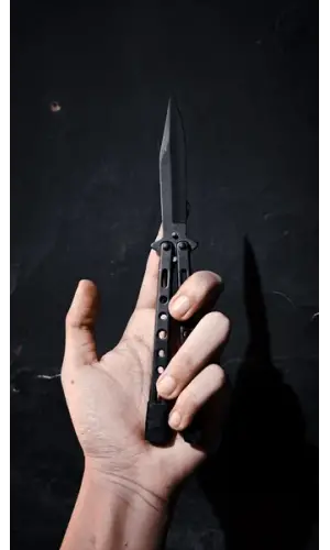 Tanto Uçlu Kelebek Bıçak – Savaşçı Stil – Trend