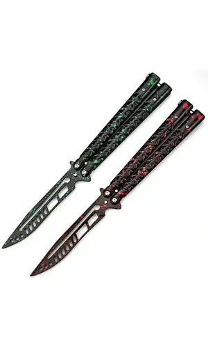 LED Işıklı Kelebek Bıçak – Gece Gösterimi – TikTok Trend