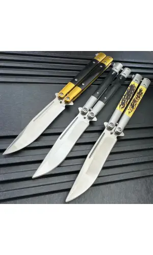 AlsepeteAvm Trick Eğitim Kelebek Bıçak – Keskin Olmayan