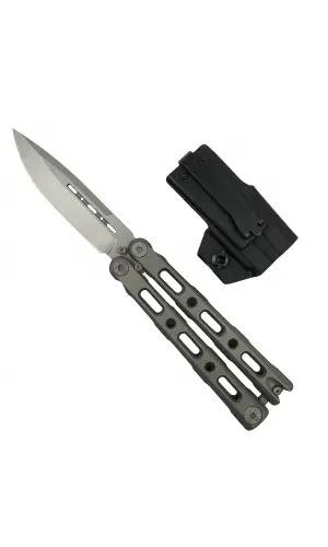 AlsepeteAvm Kuru Kafa Desenli Kelebek Bıçak – Gotik Stil