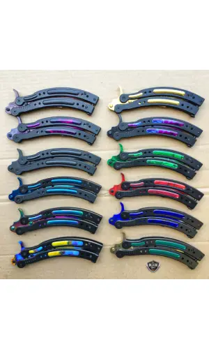 AlsepeteAvm Çelik Tarak Kelebek Bıçak – El Yapımı