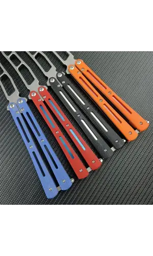 AlsepeteAvm Paslanmaz 440C Kelebek Bıçak – Uzun Ömürlü