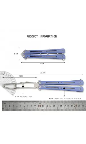 AlsepeteAvm Kelebek Bıçak + Bileklik – Sürüm Paketi