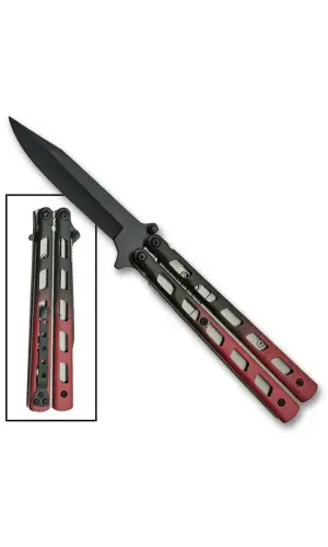 Siyah Mat Kelebek Bıçak – Gizli Taşıma – Trend