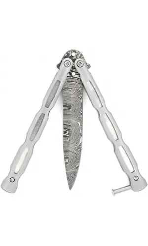 AlsepeteAvm Metalik Kelebek Bıçak – Ayna Etkisi