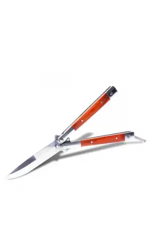 AlsepeteAvm Dal Desenli Kelebek Bıçak – Doğa Teması