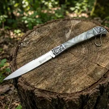 Knivox Columbia Company 807-A Büyük Boy Sedef Kamp Çakısı