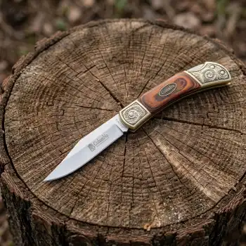 Knivox Columbia Company C1010-A İşlemeli Küçük Boy Kamp Çakısı