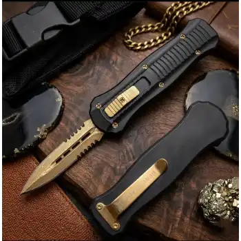 Knivox Mini Microtech Gold İçten Çıkmalı Çakı