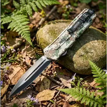 Knivox Microtech Scarab İncelemesi: Dijital Kamuflajlı Dev OTF Bıçak!