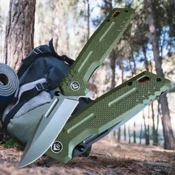Chongming CM130 Haki Titanyum Kamp Çakısı