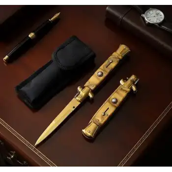 Knivox Akc Bal Gold İtalyan Stiletto Çakı