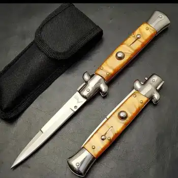 Knivox Akc Bal Gri İtalyan Stiletto Çakı