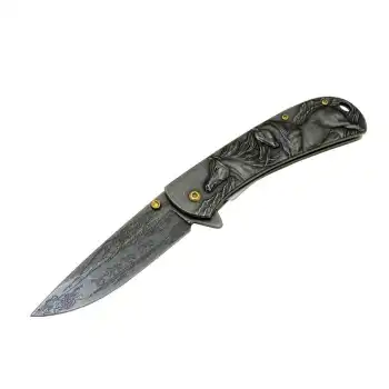 Knivox Columbia Atlı Çakı Titanyum