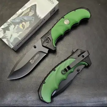 Knivox Columbia Company 4007B Yeşil Siyah Kamp Çakısı