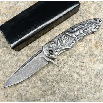 Knivox Browning Eskitme Kurt Desenli Kamp Çakısı