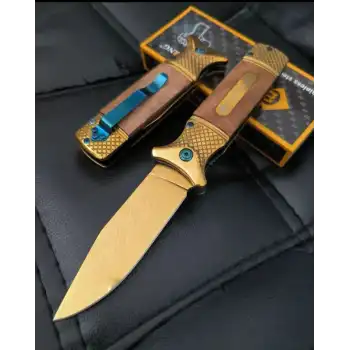 Knivox Browning Gold Desenli Kamp Çakısı