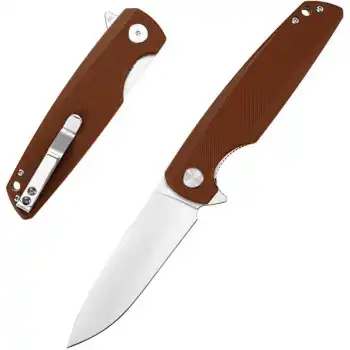 Knivox Grey Wolf D2 Cep Kahve Çakısı