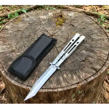 Knivox Benchmade Kalpli K-9 Perçinli Kelebek Çakı