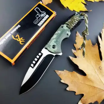 Knivox Browning Kamulaj İpli Kamp Çakısı