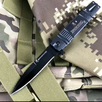 Knivox Browning Kara Mamba Kamp Çakısı