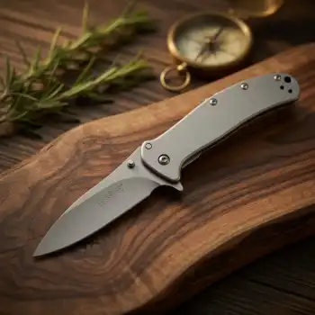 Knivox Kershaw 1730SS Zing SS EDC Çakı: RJ Martin İmzalı Tam Paslanmaz Çelik Gövde
