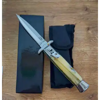 Knivox Akc Mandallı Kemik Kabze Auto Kamp Çakısı