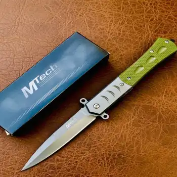 Knivox Mtech Mt-3002-A Haki Auto Kamp Çakısı