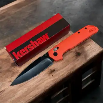 Knivox Kershaw Orange Survival Tactikal 2038 D2 Kamp Çakısı