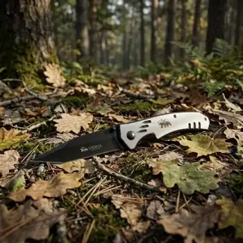 Knivox Sibirya Company S-2210 Metal Kabze Katlanır Cep Çakısı