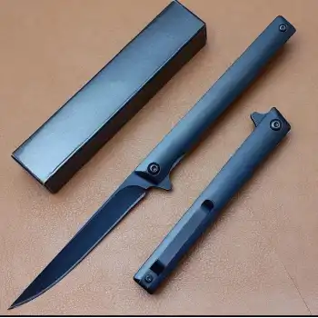 Knivox Browning Siyah İnce Knivox M390 Kamp Çakısı