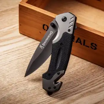 Knivox Browning Soft Kabze Kurtarma Kamp Çakısı