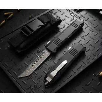 Knivox Microtech Tanto Ağız İçten Çıkmalı Kamp Çakısı