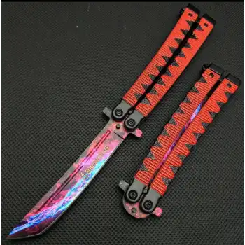 Knivox Benchmade Tanto Samuray Uzay Desenli Kelebek