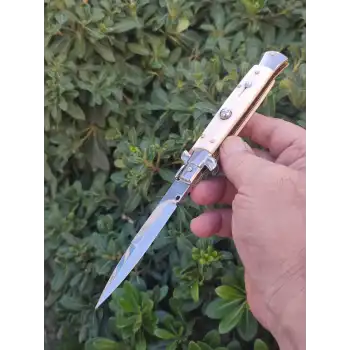 Orjinal Knivox Frank Beltrame 23 Cm Fildişi Sap İtalyan Stiletto