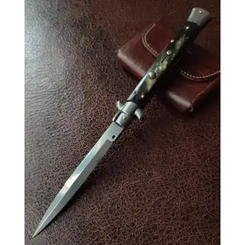 Orjinal Knivox Frank Beltrame Bufalo Boynuz İtalyan Stiletto