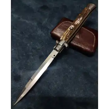 Orjinal Knivox Frank Beltrame Geyik Boynuzu 28CM İtalyan Stiletto