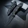 Knivox Browning Desenli Eskitme Gri Kamp Çakısı