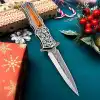 Knivox Browning Desenli Çelik Kabze Kamp Çakısı