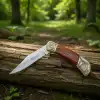 Knivox Columbia Company B1010-A İşlemeli Orta Boy Manuel Kamp Çakısı