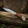 Knivox Columbia Company B1010-A İşlemeli Orta Boy Manuel Kamp Çakısı