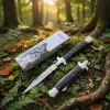 Knivox Columbia Company K032B Siyah Sedef Kabze Manuel Kamp Çakısı